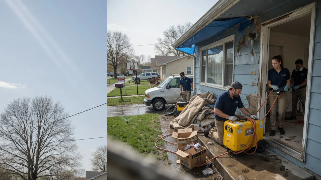 Basement Flood Cleanup in North Collins, NY near me